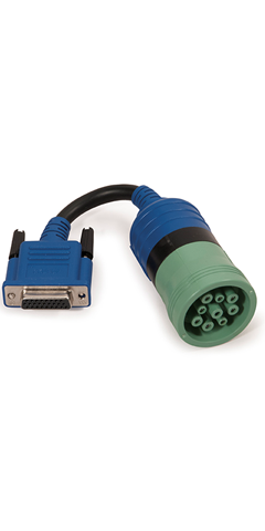 9-Pin Deutsch (Non-Locking) - 8 Inch (Green Connector)